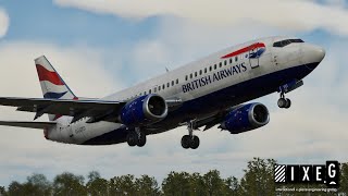 The IXEG 737300 has landed in XPlane 12  Real 737 Captain LIVE  Heathrow – Edinburgh [upl. by Shulamith]