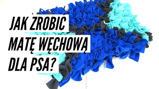 JAK ZROBIĆ MATĘ WĘCHOWĄ DLA PSA [upl. by Marola]