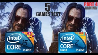 Intel Core i5 2400 vs Core 2 Quad Q9400 Gaming  5 Games Test  Part 4 [upl. by Anade852]