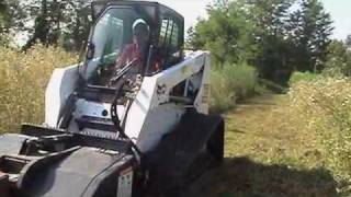 Bobcat Brushcat Rotary Cutter Attachment  Bobcat Equipment [upl. by Stent]