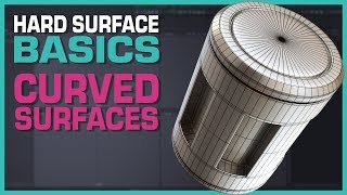 Maya Hard Surface Basics Curved Surfaces [upl. by Quintie]