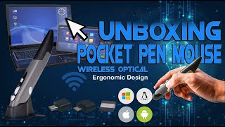 Unboxing Pocket Pen Mouse  Wireless Optical Mouse  Little PARECOi [upl. by Uoliram]