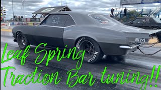 Leaf Spring Traction bar tuning and adjustments [upl. by Adnuhser174]