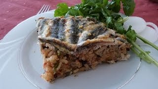 Rice with Anchovies Recipe from Northern Turkey  Traditional Seafood Recipe [upl. by Risser]