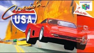 Cruisin USA 100 Completion  Full Game Walkthrough  Nintendo 64 [upl. by Seuqirdor]