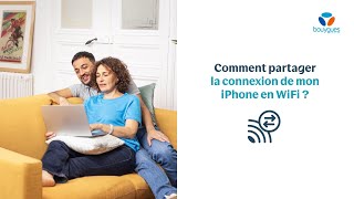 Comment partager la connexion de mon iPhone en WiFi   Bouygues Telecom [upl. by Kelby]