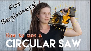 How To Use A Circular Saw For Beginners— Power Tools Made Easy 3 [upl. by Nere]