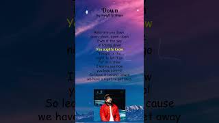 Jay Sean ft Lil Wayne  Down Lyrics shorts [upl. by Lonergan]