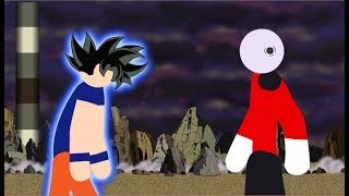 Goku Vs Jiren Stick Fight [upl. by Inilahs]