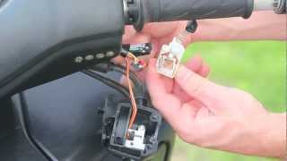 07 Suzuki Burgman 400  Starter Switch Disassembly amp Cleaning Procedure PART 1  MicBergsma [upl. by Kawasaki]