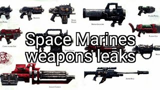 Space Marines weapons leaks  Primaris and First Born [upl. by Ical]