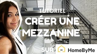 Comment créer une mezzanine sur HomeByMe  TUTO 16 [upl. by Dexter]