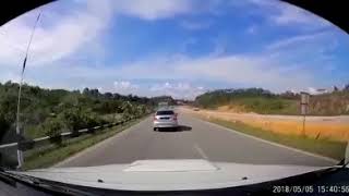 Dashcam Malaysia  Pileup Car Crash [upl. by Yeoz925]