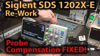 🔴 349 Siglent SDS1202XE Probe Compensation Rework  How To Do It [upl. by Nilra]