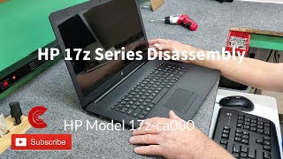 HP 173 inch Laptop Disassembly 17z Series [upl. by Wylen]