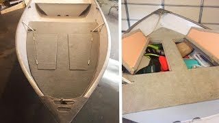 How to Build a Removable Boat Deck With Hatches [upl. by Adnohral]