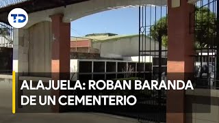 Roban baranda de un cementerio en Alajuela [upl. by Lefton]