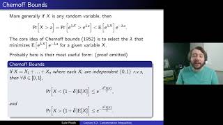 Probabilistic Methods 82 Concentration Inequalities [upl. by Kleinstein]