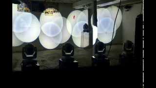 chauvet intimidator spot led 350 con dmx [upl. by Ahsitauq]