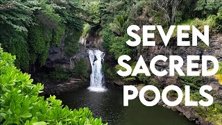 Seven Sacred Pools and Pīpīwai Trail Hike  Road to Hana  Maui HAWAII [upl. by Nicole]