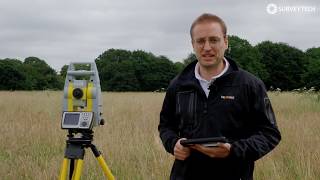 GeoMax Zoom90 Robotic Total Station Surveying Tutorial [upl. by Daeriam951]