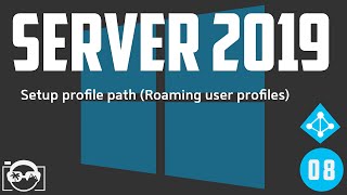 How to setup profile path in windows server 2019  how to setup roaming user profiles [upl. by Brader]