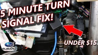 Subaru Indicator Flasher Relay DIY [upl. by Julius]