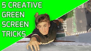 5 CREATIVE Green Screen TRICKS [upl. by Clementine]