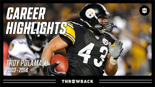 Troy Polamalus UNREAL Career Highlights  NFL Legends [upl. by Gena471]