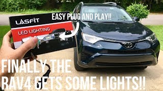 LASFIT LA SERIES 9012 LED Lights for High Beam and Low Beam Replacement  2017 Toyota RAV4 [upl. by Denney]