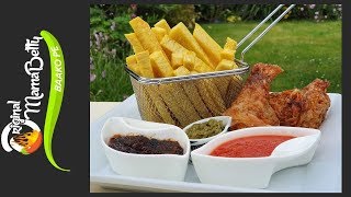 HOW TO FRY CRISPY YAM CHIPS [upl. by Ameerahs]