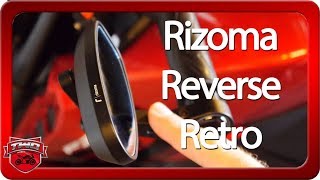 Rizoma Reverse Retro Mirror Install And Test FZ09 MT09 [upl. by Arinayed510]