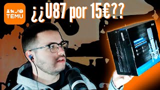 Neumann U87 Temu Clone  Unboxing amp Test en Español  dudi J [upl. by Annahpos229]