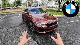 2023 BMW 540i M Sport  Point Of View Walkaround Test Drive and Review [upl. by Kape]