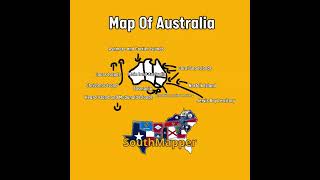 Map Of Australia geography mapper mapping map [upl. by Allehcram726]