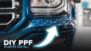 DIY Bumper PPF Install  PPF Basics [upl. by Siddra]