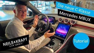 MercedesBenz  Die neue CKlasse  Multimediasystem MBUX  Tutorial [upl. by Britte847]