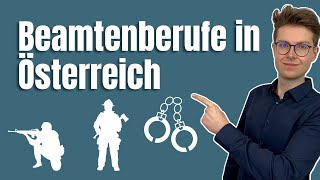 Beamtenberufe in Österreich  Bundesheer Polizei Feuerwehr Justizwache amp mehr  Einfach erklärt [upl. by Novanod770]