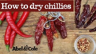 How to dry chillies  Abel amp Cole [upl. by Faria]