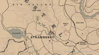 Agarita Creek Plum Blood Flower 3 locations new Cycle 1  RDR2 Online [upl. by Xavler]