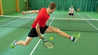 Tennis Trick Shots [upl. by Deery]