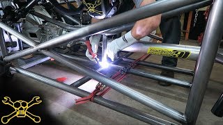 Tube Chassis Frame Fabrication  Custom Hot Rod Build Bibbster [upl. by Aenel958]