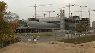 Der Berliner Hauptbahnhof entsteht [upl. by Ecnaiva]