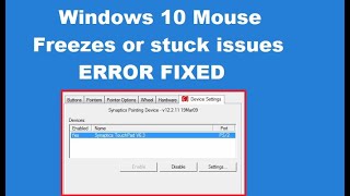 How to Fix Windows 10 Mouse Freezes or stuck issues [upl. by Atwater784]