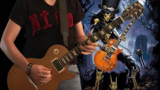 Slash  The Godfather Theme Live in Tokyo 1992 guitar cover  impro [upl. by Romilly]