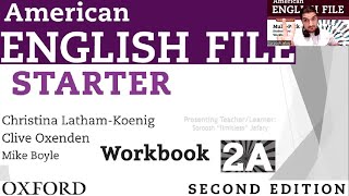 American English File 2nd Edition Starter Workbook Part 2A [upl. by Sherm]