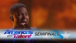 Johnny Manuel Singer Stuns Audiences With An Original Song  Americas Got Talent 2017 [upl. by Ihc]