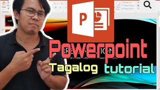 Part 1 Tutorial Basic and easy Powerpoint presentation l Tagalog l Paano gamitin ang Powerpoint [upl. by Cesaro]