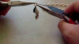 How to add a charm to a charm bracelet [upl. by Ernestus]