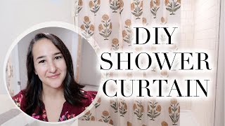 Custom Shower Curtain for Beginner Level Sewing [upl. by Silvers]